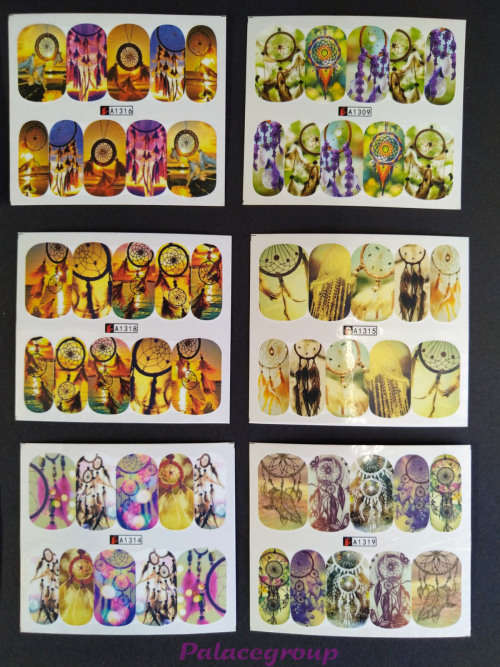Nail Art Water Decalls, 20pc - 10 Decalls Per Piece, See Photos.
