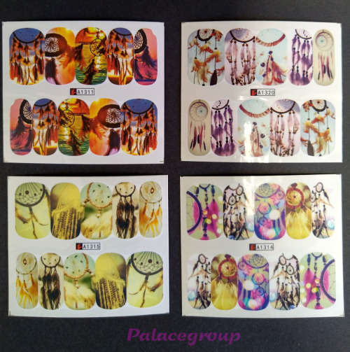Nail Art Water Decalls, 20pc - 10 Decalls Per Piece, See Photos.