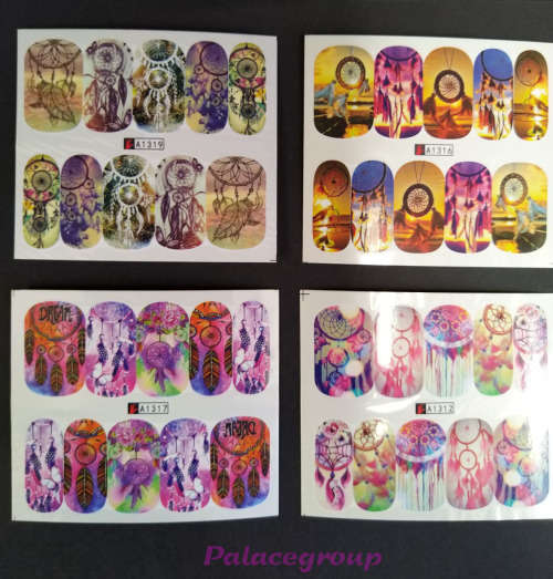 Nail Art Water Decalls, 20pc - 10 Decalls Per Piece, See Photos.