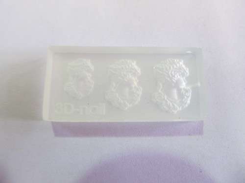 Nail Art, 3D Mould, Cameo Design, 1pc