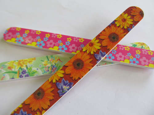Straight File, For Use On Artificial Nails, 1pc