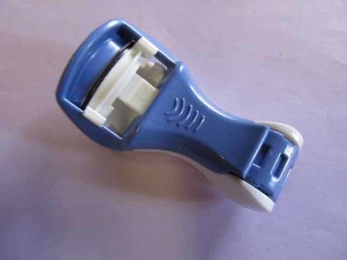 Eyelash Curler, Acrylic, Blue, 1pc