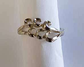 Ring Silver Stamped 925, Ring Size 17mm, Width 7mm, Pair Silver Chain Dangle Earrings, Stud Earrings