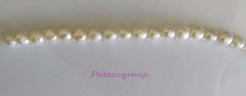Bracelet, White Freshwater Pearls, Silver Lobster Clasp, ±18,5cm