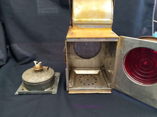 Vintage Signal Lantern Used By SAS / SAR, Lense And Burner In Good Condition, See Photos Below...