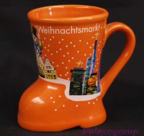 Vintage Frankfurt Christmas Market Boot Mug / Cup, Stationery Holder, See Photos...
