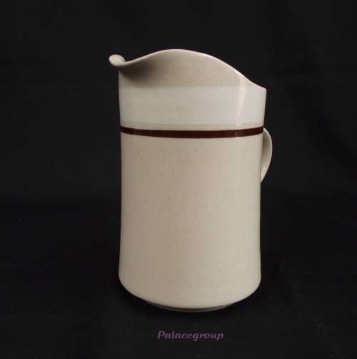 Carousel Milk / Cream Jug, Made In Japan, Stone Colour With White and Brown, See Photos...