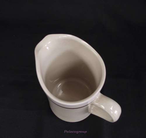 Carousel Milk / Cream Jug, Made In Japan, Stone Colour With White and Brown, See Photos...