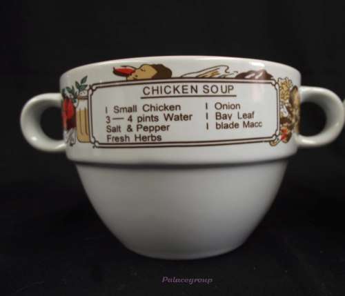 2 x Soup Bowls, Glazed Yellow And Orange, 450ml, See Photos and Desc Below
