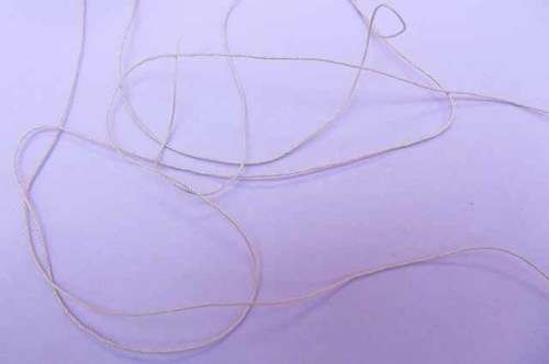 Stringing Material, Pearl Cord, Pearl Thread Knot, Dark Beige, 1 Meter