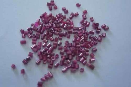 Beading Supplies, Seedbeads, Metallic Pink, Bugle Short, 11gr