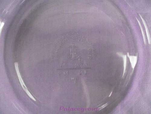 Fire King Dish With Lid, USA, Clear Glass, 2 Liter, 23cm, Oven and Microwave Safe,See Photos...