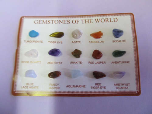 Gemstone Card, 80mm X 55mm, 1pc