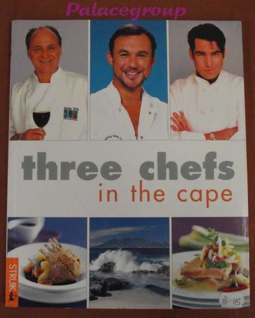 Three Chefs In The Cape, Carlton Food Network Television Series, Paper Back, +50 Recp, 111pg, A4