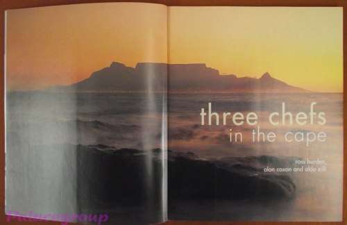 Three Chefs In The Cape, Carlton Food Network Television Series, Paper Back, +50 Recp, 111pg, A4