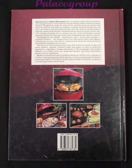 The South African Kettle Braai Cookbook, Shirley Guy - Marty Klinzman, +200Rec, 112pg, Hardcover, A4