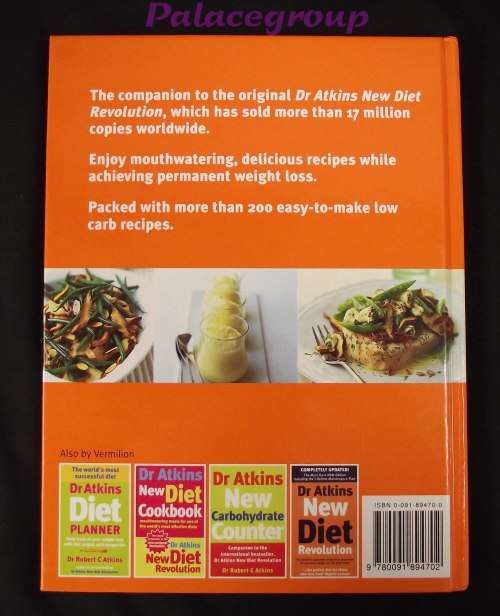 The Illustrated Atkins New Diet Cookbook, +200 Recipes, 224pg, Hard Cover, A4