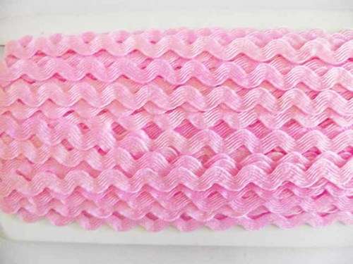 Zigzag Ribbon 1Meter, 5mm, Pink