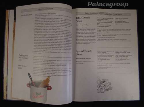 Pasta Cookbook, Fatti`s & Moni`s, Irene Ward, Full Colour, 106 Pg, 125 Recipes, Hardback, A4