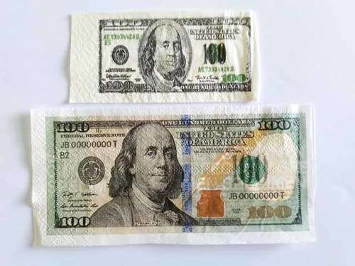 Decoupage Serviettes, Doller Note, 2pc
