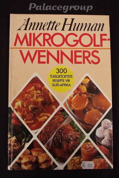 Mikrogolf - Wenners, Anette Human, 300 Resepte, 200 Bladsye, Hardeband, A4