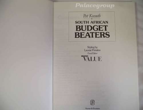 South African Budget Beaters By Pat Kossuth, 96 Pages, Paper Back, +A4