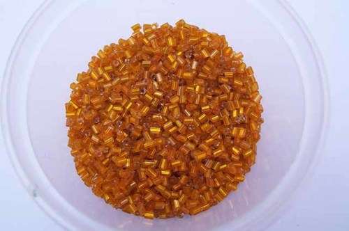Glass Beads, Seedbeads, Short Bugle, Metallic Orange, 11gr