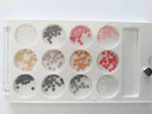 Rhinestones, Colours As Per Photo, ±240pc, In Container