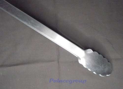 KETLA Braai, 16` Braai Tongs, 0.6mm Stainless Steel, Soft Grip Handles, 180g