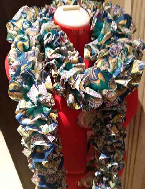 Scarf, Hand Made, Multi Colour, 230cm, 1pc