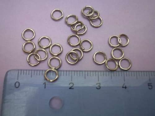 Findings, Jumpring, Nickel, 5mm, ±50pc