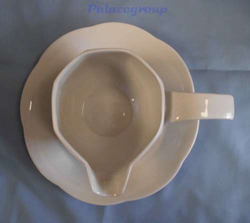 Constantia - Fine China, White Gravy Boat And Saucer, Not Been Used, See Photo`s