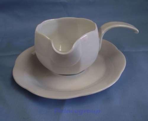 Constantia - Fine China, White Gravy Boat And Saucer, Not Been Used, See Photo`s