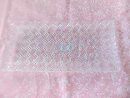 Cake Serving Plate, Glass, Clear, 260mm x 120mm, 1pc