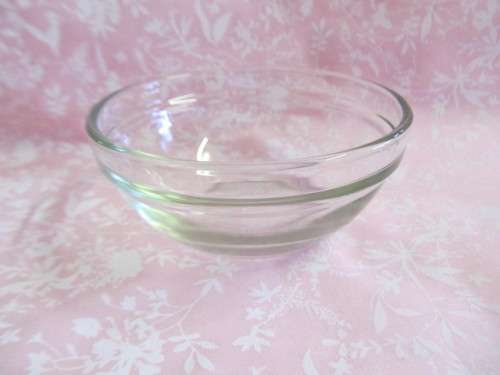 Condiment Bowl, Glass, Clear, 90mm x 45mm, 1pc