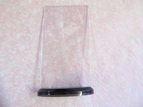 Menu Stand, Acrylic, 21cm x 11cm, Pink, 1pc