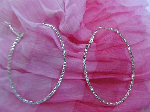 Earrings, Hoop Earrings Nickel, 63mm, 1 Pair