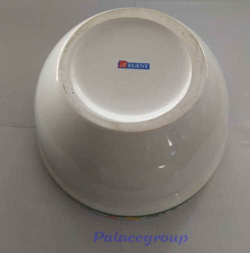 Vintage Mixing / Snack Bowl, Regent, White Colour With Snack Band On Outside Top, See Photo`s