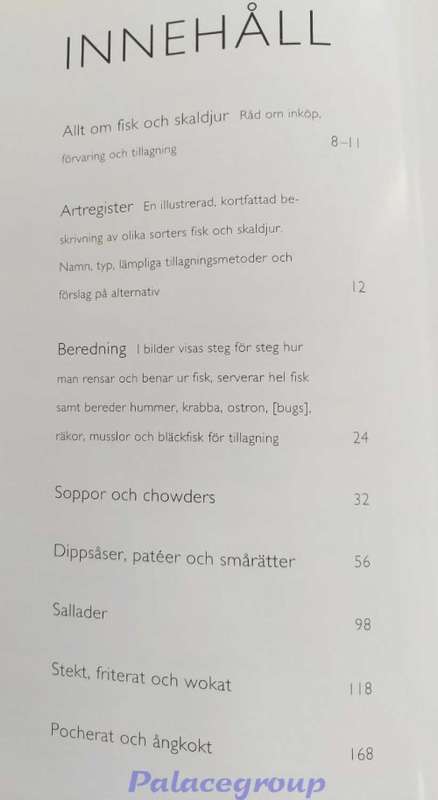 Stora Fisk Och Skaldjurs Kokboken, (Great Seafood Cookbook) Full Colour, 304 Pg, +320 Rec, HC, +A4