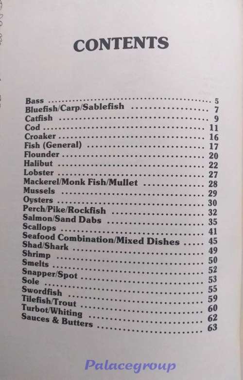 Fabulous - Fish and Seafood, Johna Blinn, Kitchen Tested Recipes,123 Recipes, 63 Pg, Paperback, A4