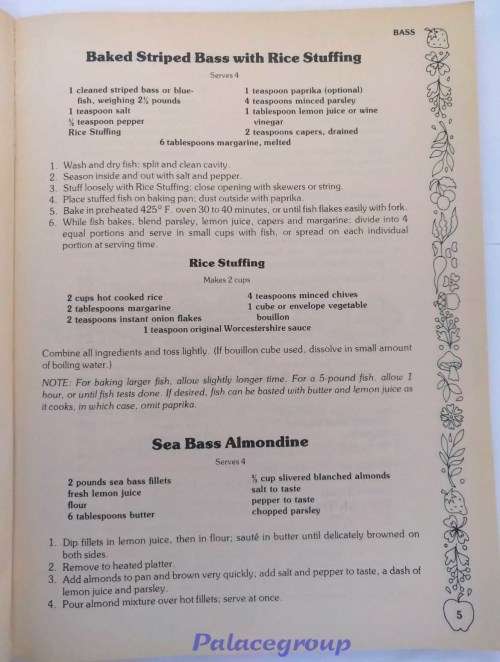 Fabulous - Fish and Seafood, Johna Blinn, Kitchen Tested Recipes,123 Recipes, 63 Pg, Paperback, A4