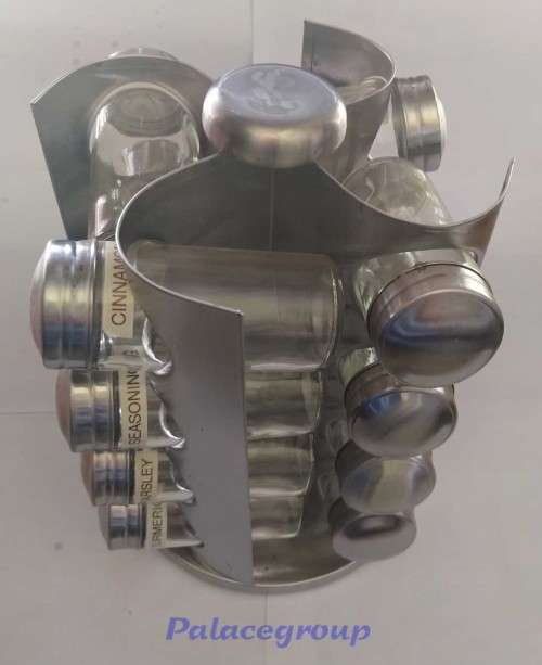Rotating Spice Rack, Store 16 Spice Bottles, See Photo`s For More Info