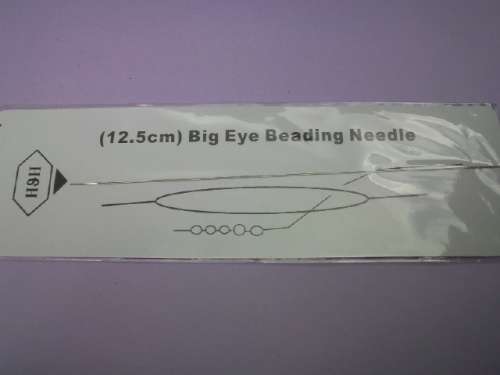 Beading Needle, Big Eye, 12,5cm, 1pc