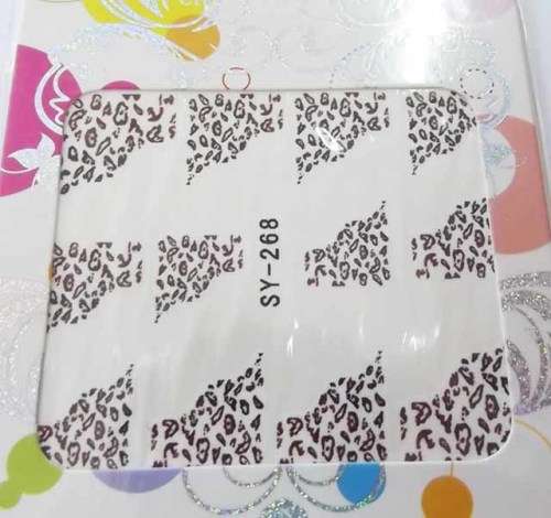 Nail Art Stickers, 3D Design, Abstract Design, 1pc