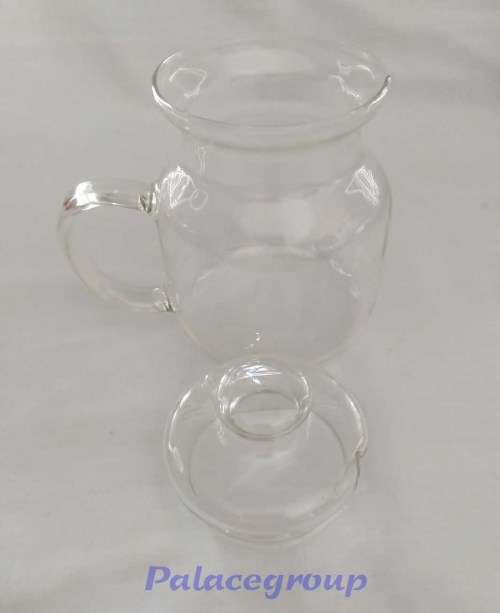 Glass Coffee Tea Herbal Pot 600ml Heat Resistant Unused See Photos