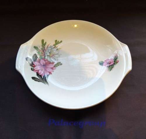 Vintage Grindley Platter Plate, Flower Theme , Made In England, 235mm x 262mm