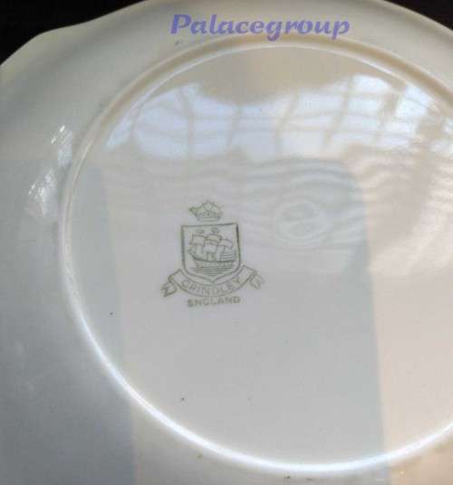 Vintage Grindley Platter Plate, Flower Theme , Made In England, 235mm x 262mm