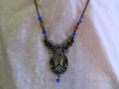 Mistique Necklace,  Summer Colours Enamel, Bronze, 42cm With 7cm Extender, 1pc