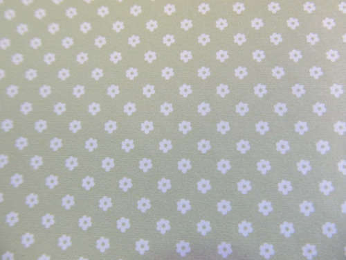 Scapbook Printed Paper, Printed 15cm x 15cm, Flower Design, Green And White, 1pc