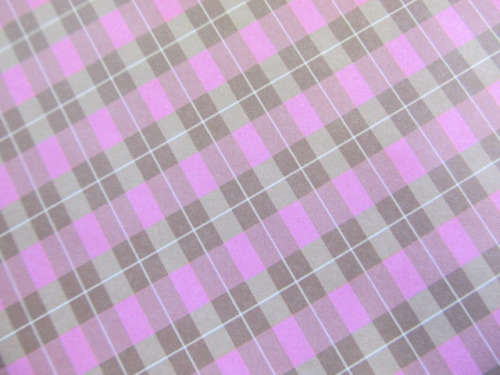 Scapbook Printed Paper, Printed 20cm x 20cm, Block Design, Pink And Brown, 1pc